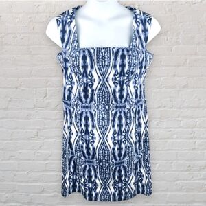 Evan Picone | Stretch Ikat Print Dress